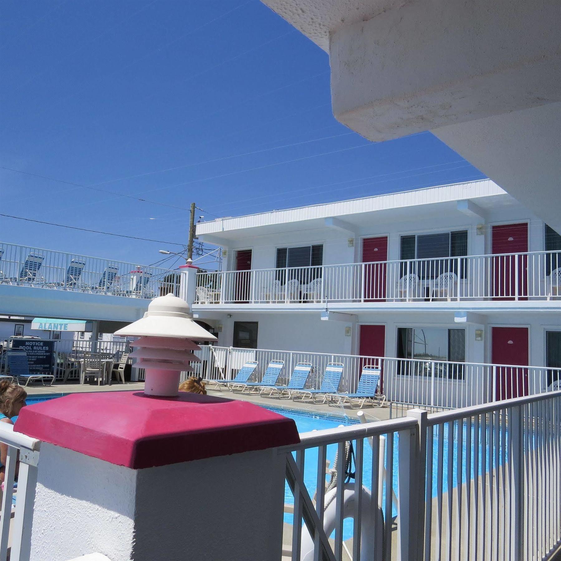 Alante Oceanfront Motor Hotel North Wildwood Kültér fotó